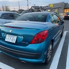 プジョー207CC　訳アリの画像