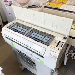 【超美品‼️】オシャレ♪ 三菱 2017年製 ~9畳用エアコン《霧ヶ峰》 ムーブアイ パウダースノウ 100V/2.2kwの画像
