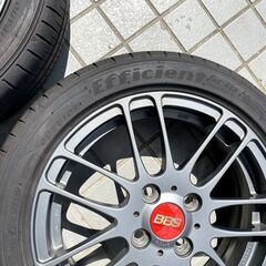 ★超美品★超軽量★BBS限定色タイヤセット★165/55R15　8～8.5分山の画像