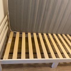 ニトリ　シングルベッド骨組みのみの画像