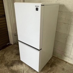 冷蔵庫　SHARP　シャープ　SJ-GD14F-W 　137L　 2020年製