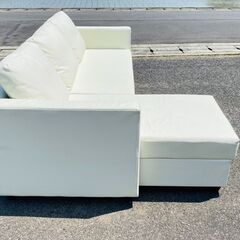 ニトリ　カウチソファベッド　Nシールド ノアーク ☆美品☆ ニトリ 合皮カウチソファベッド Nシールド ノアーク 3