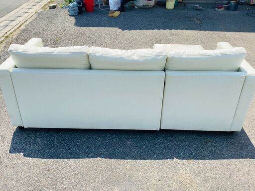 ニトリ　カウチソファベッド　Nシールド ノアーク ☆美品☆ ニトリ 合皮カウチソファベッド Nシールド ノアーク 3