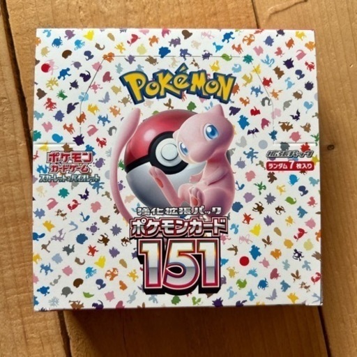 ポケモン　151 BOX シュリンク無