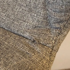 【0円 無料で差し上げます】おしゃれなデスクチェア（ファブリックタイプ・グレー）の画像