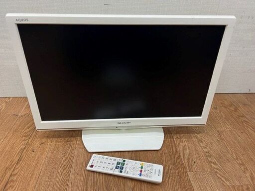 シャープ 液晶カラーテレビ  22型 2014年製 LC-22K20 リモコン付 USED品現状にて 引取のみ