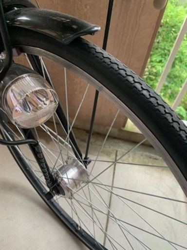 【売り切れ】黒の変速付き自転車（27インチ）