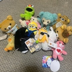 ぬいぐるみまとめて