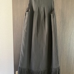 【掲載本日まで】バナナパブリック膝丈フリンジワンピースの画像