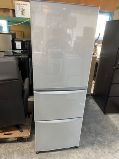 TOSHIBA 3ドア冷蔵庫 GR-E38N 2012年製 375L●E055M848