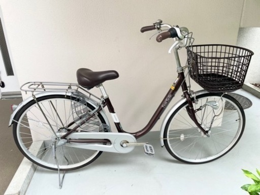 【2021年9月購入】自転車　26インチ　3段階ギア　ブラウン