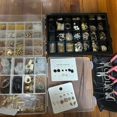 ピアスハンドメイド キット・パーツ・工具付き🧰