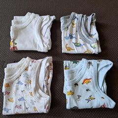 新生児恐竜柄肌着70cm９kg綿100%
