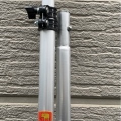 金象印 アタッチメント式 伸縮柄 雪庇落とし 雪落とし シャークカッター 美品の画像