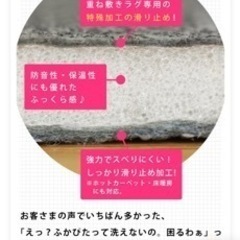 防音　下敷き用ラグ　ふかぴたの画像