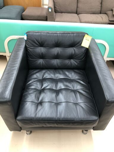 wa516　1人用レザーソファー