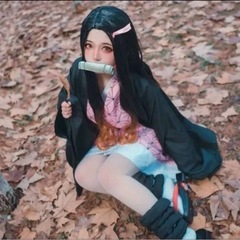 鬼滅の刃 コスプレ衣装 竈門禰󠄀豆子 【値下げしました‼️】