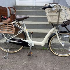 チャイルドシート付３人乗り自転車