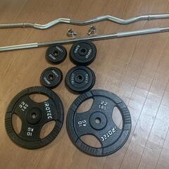 【決定】バーベルシャフト　重り　セット
