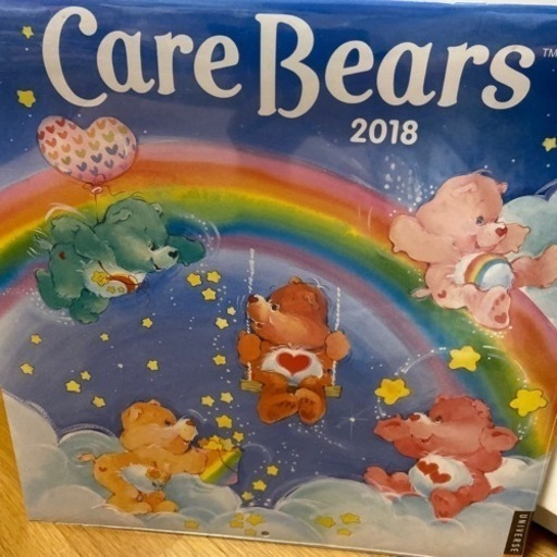 未開封⭐️ケアベアカレンダー2018と洋書セット