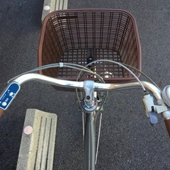 ＜整備済み・美品＞ELECTRIC・BICYCLE・パナソニックOEM・電動アシスト自転車・ 3段変速・シルバー・お手入れで綺麗にお掃除済♪の画像