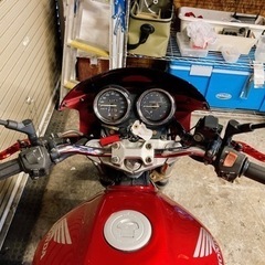 ホンダ　ホーネット250 配送可能　支払いは現金or振り込みも可能　赤　中期の画像
