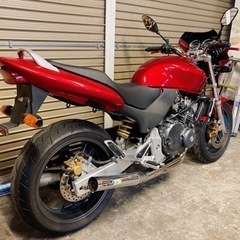 ホンダ　ホーネット250 配送可能　支払いは現金or振り込みも可能　赤　中期の画像