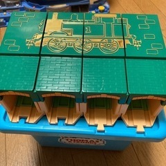トーマス　機関庫　プラレール　たためる　お片付けボックス　収納の画像
