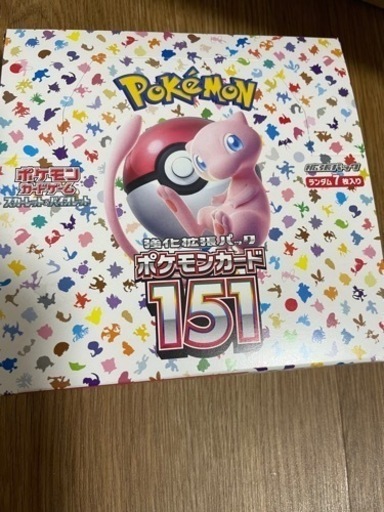 ポケモン　151 1box ボックス　新品未開封　強化拡張パック　シュリンクなし