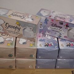 バイカラーマスク（スヌーピー5、ディズニー5）10箱