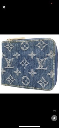 ルイ・ヴィトン モノグラム デニム ミニ ジッピー ウォレット