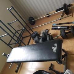 ジム用品、ダンベル、懸垂機、ベンチプレス等(商談中)の画像