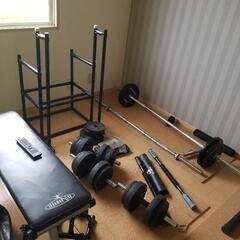 ジム用品、ダンベル、懸垂機、ベンチプレス等(商談中)の画像