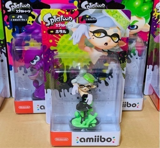 スプラトゥーン　amiibo イカ×2/ボーイ/アオリ/ホタル