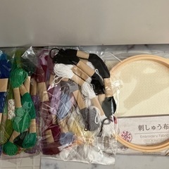 決まりました【未使用】クロスステッチ　ほぼ一式
