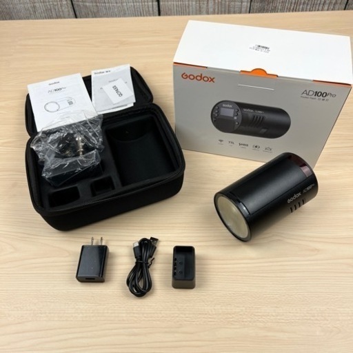 Godox Pocket Flash AD100 Pro 予備バッテリー付き ①