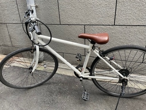 【決まりました】27インチ　スポーツタイプ自転車　白