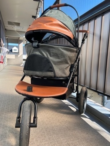 ペットカート【4回使用】中型犬　多頭　分離式