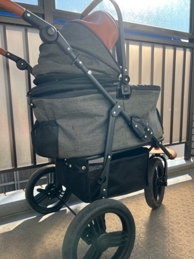 ペットカート【4回使用】中型犬　多頭　分離式