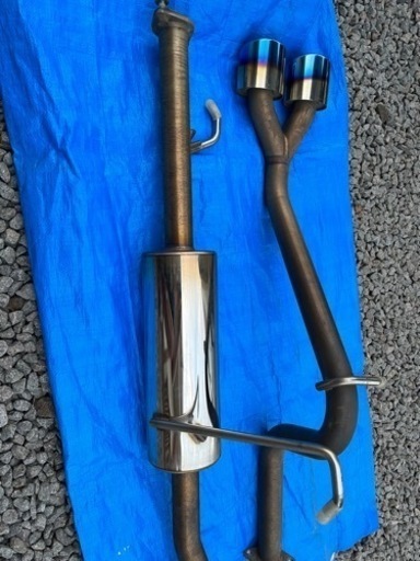 エブリィワゴン　da17  ２本出しマフラー