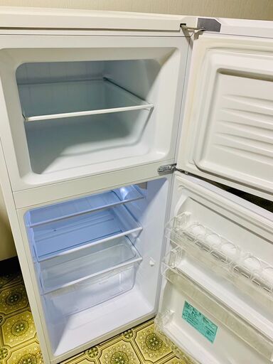 2ドア冷凍冷蔵庫　ホワイト　ハイアール