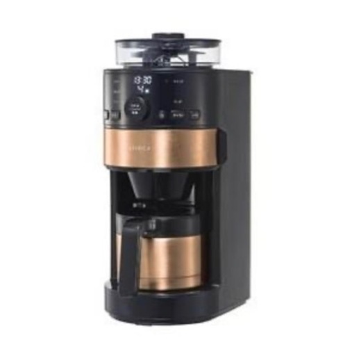 極美品　siroca コーヒーメーカー　SC-C123 ブラック/カッパーブラウン 【ビックカメラグループオリジナル】