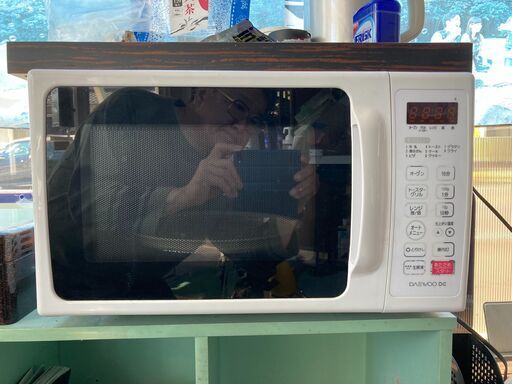白でかわいいい！レンジもグリルもオーブンも一台でOK！オーブンレンジ　DAEWOO　DMO-17AW