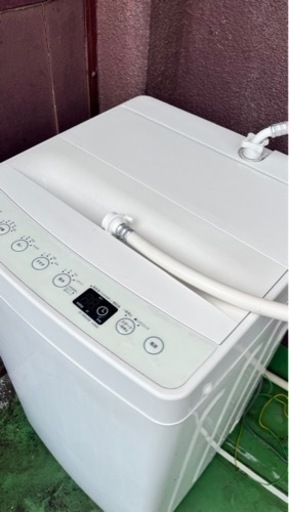 全自動洗濯機4.5kg 取りに来れる方限定