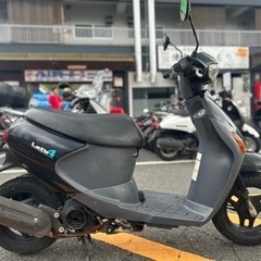 【格安•不具合無し】スズキ　レッツ4 ブラック　エンジン1発始動OK【1ヶ月無料保証付】の画像