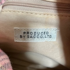 SACバッグ ピンクの画像