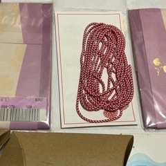 自宅保管品　フェリシモ　願い短冊　ビーズネックレス　ガラスストーンブローチの画像
