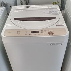 店長値引き★ジモティ割あり★ SHARP 洗濯機 6.0kg 20年製 動作確認／クリーニング済み TJ1146