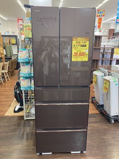 日立　6ﾄﾞｱ冷蔵庫　HG-687