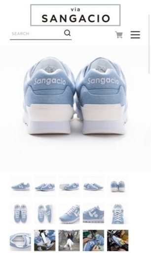 にゃ〜ずDENIM SKY BLUE 27.0cm